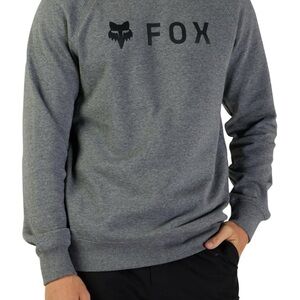 Fox Racing Men's Charcoal Crewneck Sweater